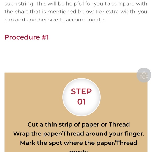 Two Finger ring join by a chain-size 19 - Picture 8 of 10